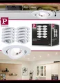 Produktbild: Paulmann LED Einbauleuchte 10er-Set Weiss Matt schwenkbar 70° 5800lm 230V 3000K