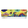 Produktbild: Play-Doh Knete WILD farbsortiert, 4 Farben je 112,0 g E4867ES0
