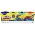 Produktbild: Play-Doh Wild 4er Pack dunkelblau, limettengrün, türkis und orange