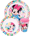 Produktbild: Minnie Mouse 3 Teile Mehl Set Teller, Schüssel Und Becher