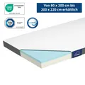 Produktbild: Genius eazzzy Topper Classic 100x200 cm Matratzenauflage Topper Visco Set