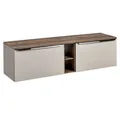 Produktbild: Lomadox Waschbeckenschrank PUEBLA-56-TAUPE taupe mit Vintage Oak 180,4/48,5/46 cm