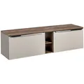 Produktbild: Badezimmer Waschtischunterschrank Unterschrank Waschplatz Grau 180 cm
