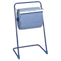 Produktbild: 1 Stück Hygoclean Bodenständer für Putzpapiere | Metall, blau, B: 45cm, H: 80cm, Bodenständer für Putzpapiere, Papierrollenhalter