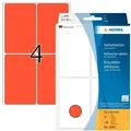 Produktbild: HERMA Vielzweck-Etiketten, 52 x 82 mm, rot, Großpackung