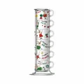 Produktbild: Bialetti Espressotassen-Set 7-tlg. mit Metallgestell Espresso Tasse Bunt