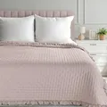 Produktbild: Eurofirany Stillvolle Tagesdecke mit Rüschen LIBI 3 rosa 220 x 240 cm rosa