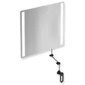 Produktbild: Hewi 801 Kipp-Lichtspiegel LED 801.01.40090 600x540x6mm, tiefschwarz