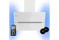 Produktbild: KKT KOLBE Wandhaube Dunstabzugshaube 60cm ECCO6005WM RGBW Ambientebeleuchtung Dunstabzugshaube 60cm ECCO6005WM RGBW Ambientebeleuchtung, Kopffrei / 60cm / Smarte WiFi-App / Weiß / Glas / Schräghaube