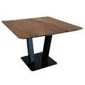 Produktbild: FineBuy Couchtisch quadratisch 60x60 cm Akazie Massivholz · Moderner Industrial Wohnzimmertisch mit Metallgestell · Handgefertigt · Natürlich & stabil Braun