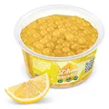 Produktbild: INSPIRE FOOD Bubble Tea Perlen Zitrone für Bubble Tea | Popping boba Perlen, Tapioka Fruchtperlen und Boba Perlen - 100% vegan und glutenfrei, ohne künstliche Farbstoff, 450g