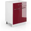 Produktbild: Badschrank Fame-line, Bordeaux Hochglanz, 60 X 81.6 Cm Mit Schublade, Ohne Arbeitsplatte Vicco