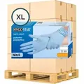 Produktbild: HYGOSTAR® Nitrilhandschuhe Safe Light, puderfrei, blau 2700 , 1 Palette = 1080 Packungen à 100 Stück, Größe XL