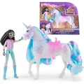 Produktbild: Unicorn Academy Layla und Einhorn Glacier (mit echter Mähne und Schweif sowie Bürste) (6072675)