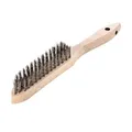 Produktbild: Lessmann Handbürste L.290mm 0,35mm rostfr.Draht Besatz-L.140mm 4-reihig 12