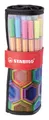 Produktbild: STABILO Filzstifte Point 88 ARTY 25er Rollerset