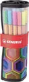 Produktbild: Fineliner - STABILO point 88 - ARTY - 25er Rollerset - mit 25 verschiedenen Farb