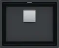 Produktbild: FRANKE Unterbauspüle KUBUS 2 KNG 110-52 in ONYX mit Druckknopfventil / Fragranit