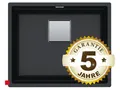 Produktbild: Franke Kubus 2 KNG 110-52 Onyx - 125.0512.504 Granitspüle Exzenterbetätigung