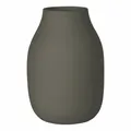 Produktbild: Blomus Vase Colora L, Dekovase, Blumenvase, Keramik, Steel Gray, 20 cm, 66208