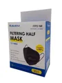 Produktbild: BURI Verkleidungsmaske 20x FFP2 Mundschutz schwarz. Atemschutzmaske, Feinstaubmaske CE1463