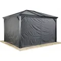 Produktbild: Vorhang-set Passend Zu Ventura 10x10, Dunkelgrau, Polyester - Sojag