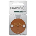 Produktbild: Power one PowerOne P312 PR41 ACCUplus – Wiederaufladbare Hörgeräteakkus (2er Pack)