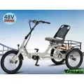 Produktbild: Elektro Dreirad Zemto-Lux-Mover T4 , 720 WH, 90 NM - Mittelmotor, weiß