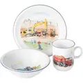 Produktbild: Seltmann Weiden Kindergeschirrset Kinderträume, Blau, Gelb, Rot, Keramik, 3-teilig, Fahrzeuge, 21.4x20.5x21.4 cm, Füttern, Kindergeschirr