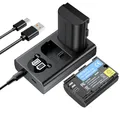 Produktbild: ENEGON LP-E6 Ersatzakku (2 Stück) und Smart LED Dual USB Ladegerät für Canon LP-E6, LP-E6N und Canon EOS 5D Mark II/III/IV, 5DS, 5DS R, 6D, 7D, 7D Mark II, 60D, 70D, 80D und mehr