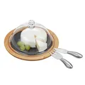 Produktbild: relaxdays Käse-Set braun Ø 25,0 cm, 1 Set