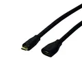 Produktbild: LogiLink CU0120 USB 2.0 Micro-B Verlängerungskabel Schwarz