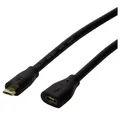 Produktbild: LogiLink LogiLink USB-Kabel USB 2.0 USB-Micro-B Stecker, USB-Micro-B Buchse 0. USB-Kabel, (50.00 cm)
