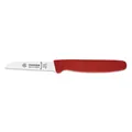 Produktbild: Giesser Gemüsemesser 8 cm rot mit gestanzter Wellenschliff-Klinge 8305 wsp 8 r