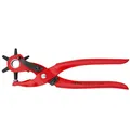 Produktbild: KNIPEX 90 70 220 EAN Revolverlochzange 220 mm rot
