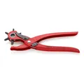 Produktbild: KNIPEX 90 70 220 EAN Revolverlochzange rot pulverbeschichtet 220 mm