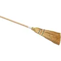 Produktbild: Nölle Besen Reisstrohbesen 5-Naht, 260500, mit 130 cm Holzstiel und Stroh-Borsten, Breite 25 cm