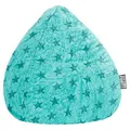 Produktbild: SITTING POINT Fluffy Stars L Sitzsack türkis