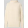 Produktbild: Zero Strickpullover aus Viskose-Mix mit Stehkragen in Offwhite, Größe 40