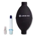 Produktbild: Großer Power Blasebalg mit Zwei Düsen zur Reinigung von Objektiv, Kamera, Sensor, DSLR, Tastatur, Optik, extra stark, viel Druck Lens-Aid Air Blower (einzeln)