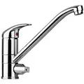 Produktbild: Spültischmischer Rumba, Niederdruck, mit Geräteanschlussventil, Ausladung 227 mm, verchromt - 93 955 51