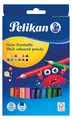 Produktbild: Pelikan Buntstifte, dreieckige dicke Holzbuntstifte, 12 Farben, 1 Packung