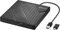 Produktbild: Amicool Externes DVD Laufwerk Extern USB 3.0 USB C CD Laufwerk für Laptop