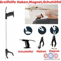 Produktbild: RIDDER 4in1 Greifhilfe 82cm Alu Greifzange Magnet Schuhlöffel Feststeller NEU