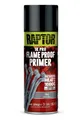 Produktbild: RAPTOR Flameproof | Feuerfest | hitzebeständig bis 1000°C | Thermo-Lack-Spray | Schutz für Auspuff, Motor & Auspuffkrümmer vor Rost | schnell trockenend (primer grey/grau - 336ml)