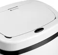 Produktbild: Juskys Automatik Mülleimer mit Sensor 50L rechteckig - elektrischer Deckel - Weiß