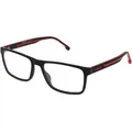 Produktbild: Carrera 8885 Herren-Brille inkl. Gläser Vollrand Quadratisch Kunststoff-Gestell 56/17/145, schwarz