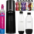 Produktbild: Sodastream Trinkwassersprudler Terra Schwarz 2x1L Flaschen Bolero Set