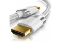Produktbild: Primewire HDMI-Kabel, 2.1, HDMI Typ A (50 cm), 8K @ 120Hz / 4K @ 240Hz DSC, Ultra High Speed, Nylonummantelung, 0,5m
