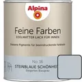 Produktbild: Feine Farben Lack No. 16 Steinblaue Schönheit Blaugrau Edelmatt 750 Ml Buntlacke - Alpina